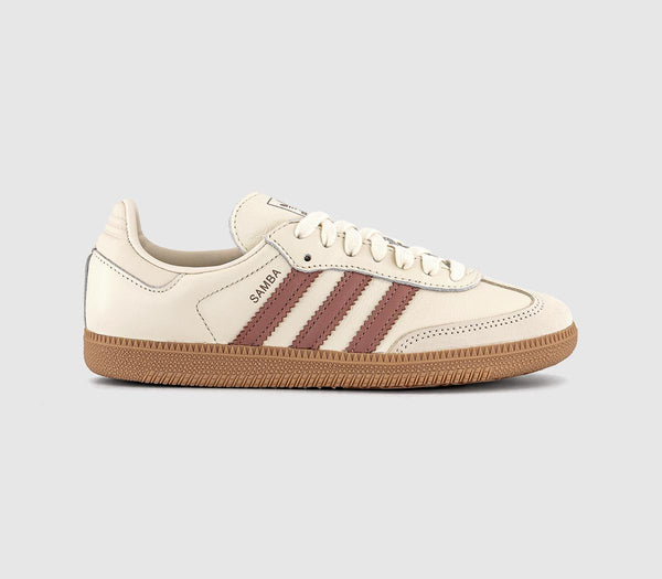 adidas Samba Og Trainers Cream White Wonder White Warm Clay UK Size 4