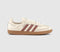adidas Samba Og Trainers Cream White Wonder White Warm Clay UK Size 4