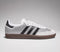 adidas Samba OG Trainers Crystal White Black Silver Metallic