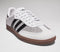 adidas Samba OG Trainers Crystal White Black Silver Metallic
