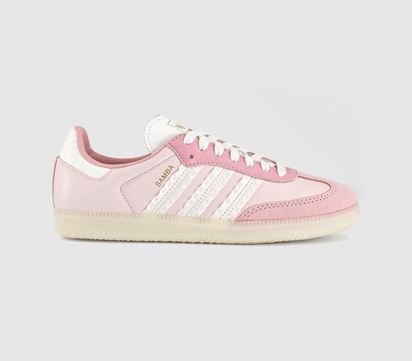 adidas Samba OG Trainers Wonder Quartz Offwhite Wonder Mauve