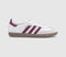 adidas Samba Og Trainers White Maroon Gum