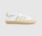 adidas Samba Og Trainers White Sail Yellow Gum