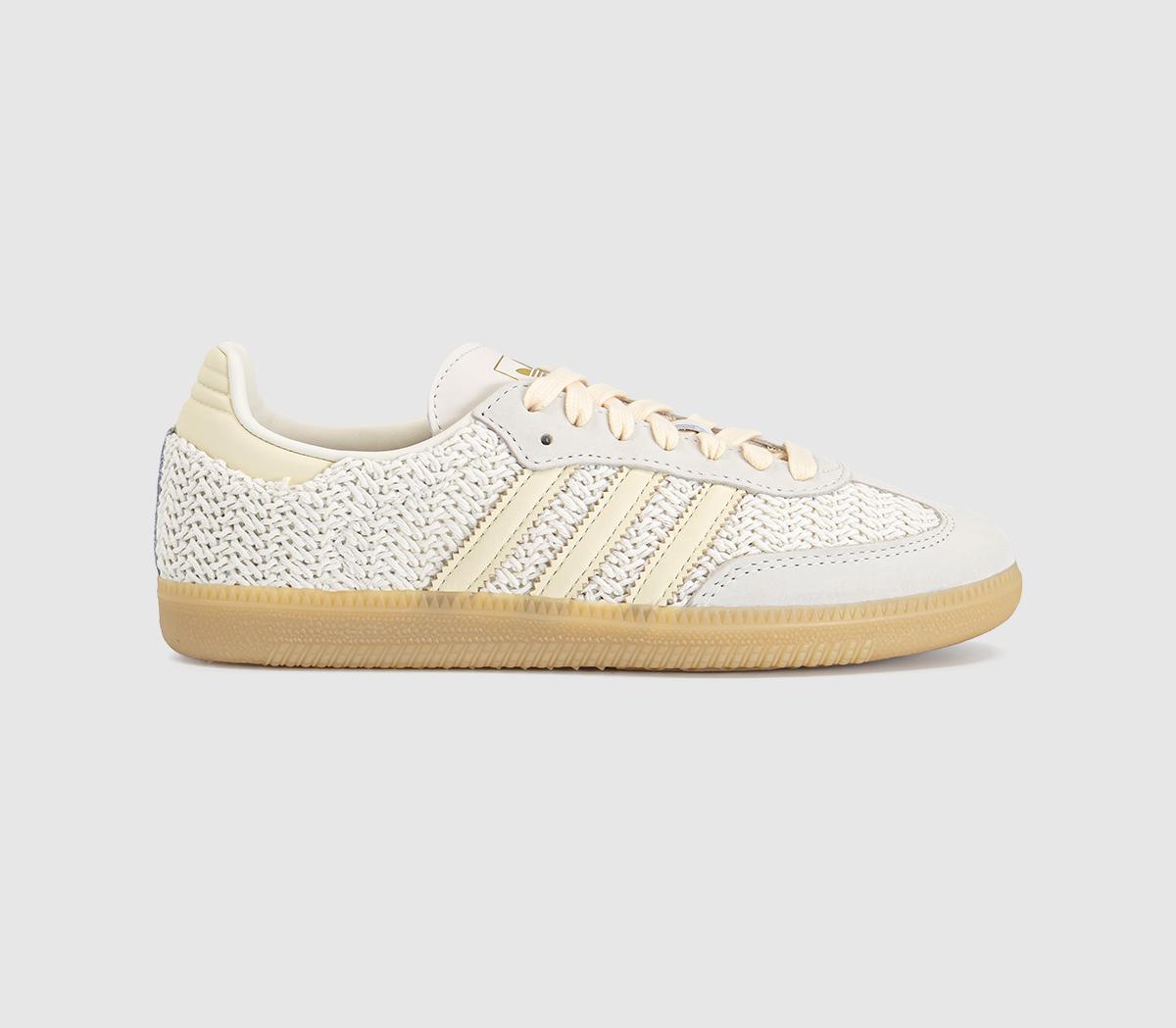 adidas Samba Og Trainers Offwhite Warm Vanilla Gum