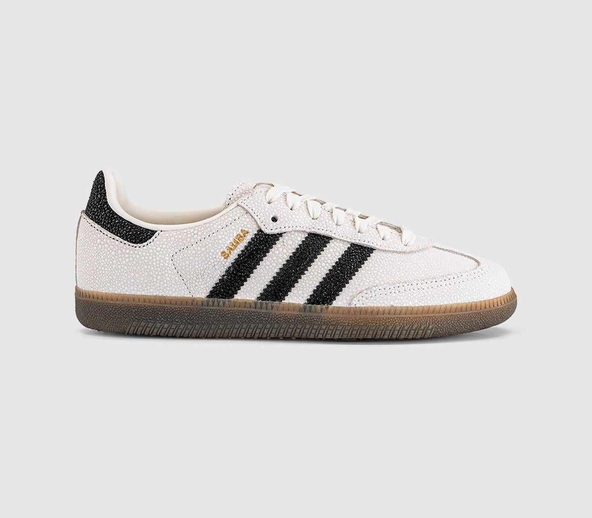 adidas Samba OG Trainers Pebble Cloud White Black Gum