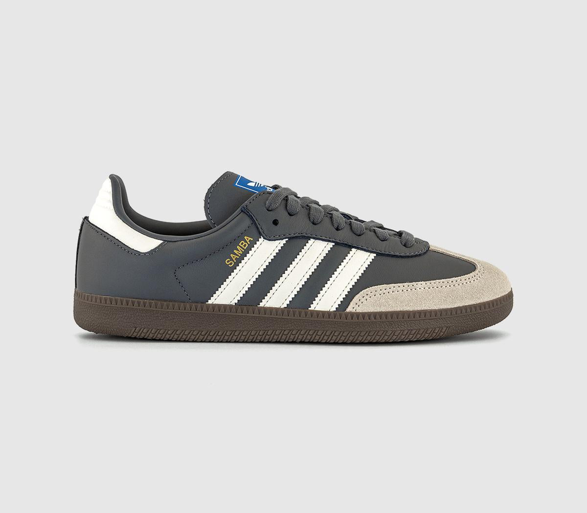 adidas Samba OG Trainers Grey White Gum