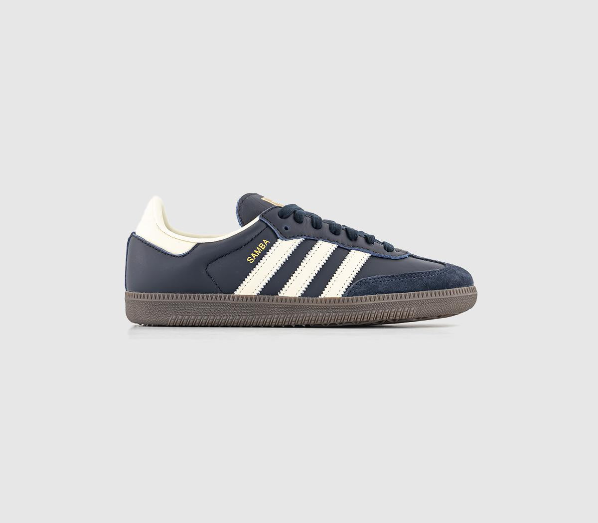 Odd Sizes - adidas Samba Og Night Navy Cream White Gum - UK Sizes Right 6/ Left 5.5