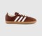 adidas Samba Og Trainers Fox Brown Offwhite Gum - OFFCUTS SHOES by OFFICE