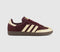 adidas Samba Og Trainers Rhinestone Maroon Warm Vanilla Gum