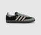 adidas Samba OG Trainers Black Alumina Silver Green