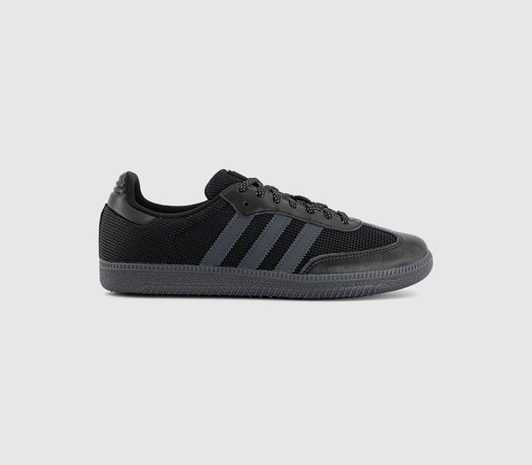 adidas Samba OG Trainers Black Carbon Silver Metallic