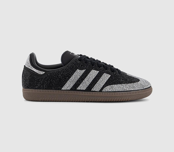 adidas Samba OG Trainers Crystal Black Black Silver