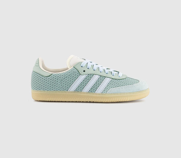 adidas Samba OG Trainers Hazy Green