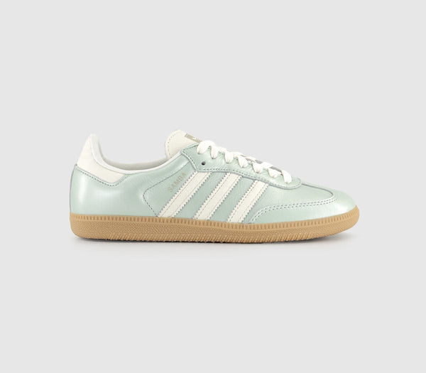 adidas Samba Og Linen Green Metallic Offwhite Cyber Metallic