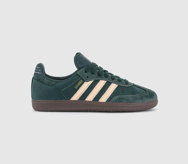 adidas Samba Og Trainers Crystal Sand Mineral Green Crystal Sand