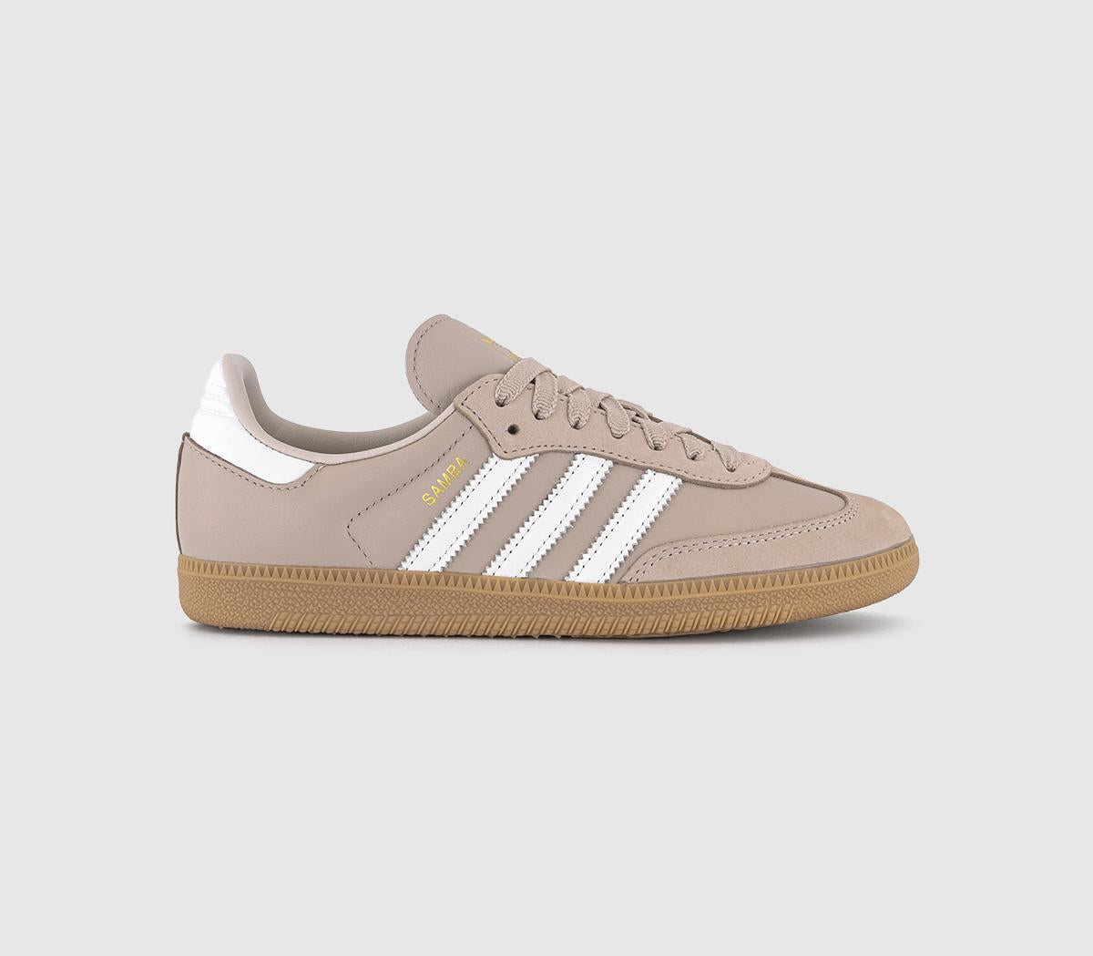 adidas Samba Og Wonder Taupe White Gold Metallic