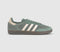 adidas Samba Og Trainers Silver Green Wonder White Gold Metallic