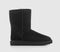 Womens UGG Classic Short Ii Boot Black Suede Uk Size 3.5