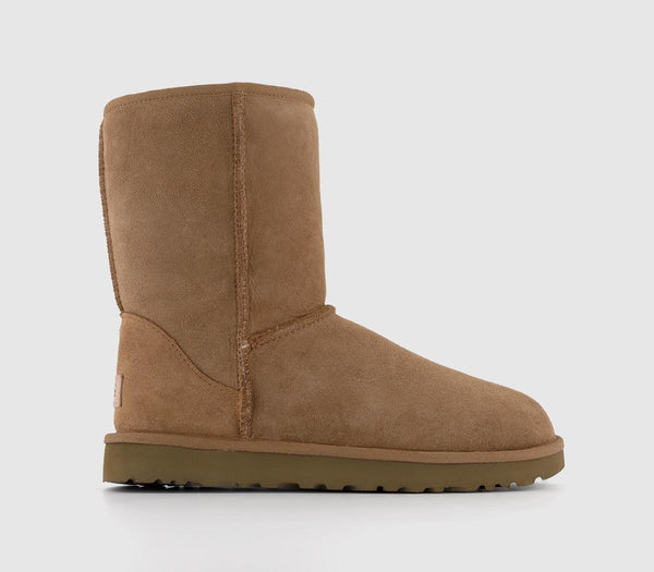 Odd Sizes - Womens UGG Classic Short Ii Boot Chestnut Suede - UK Sizes Right 4/Left 5