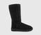 Womens UGG Classic Tall Ii Black Suede Boots