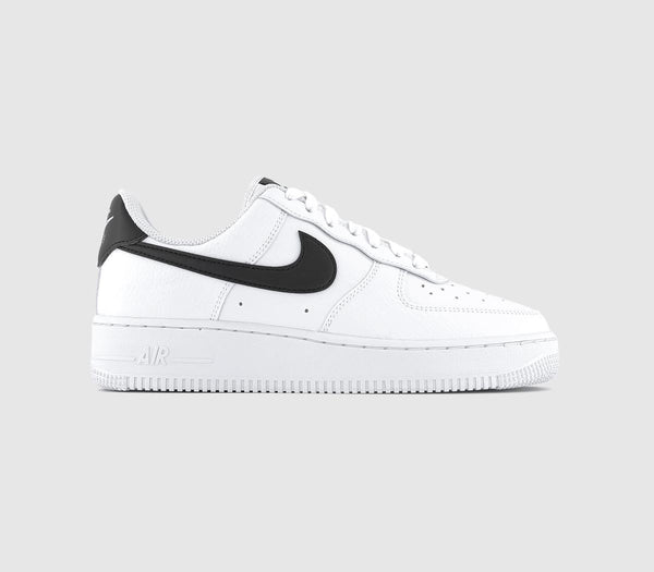 Odd Sizes - Nike Air Force 1 07 White Black White - UK Sizes Right 8.5/Left 9