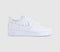 Nike Air Force 1 07 Trainers White White White Metallic Silver