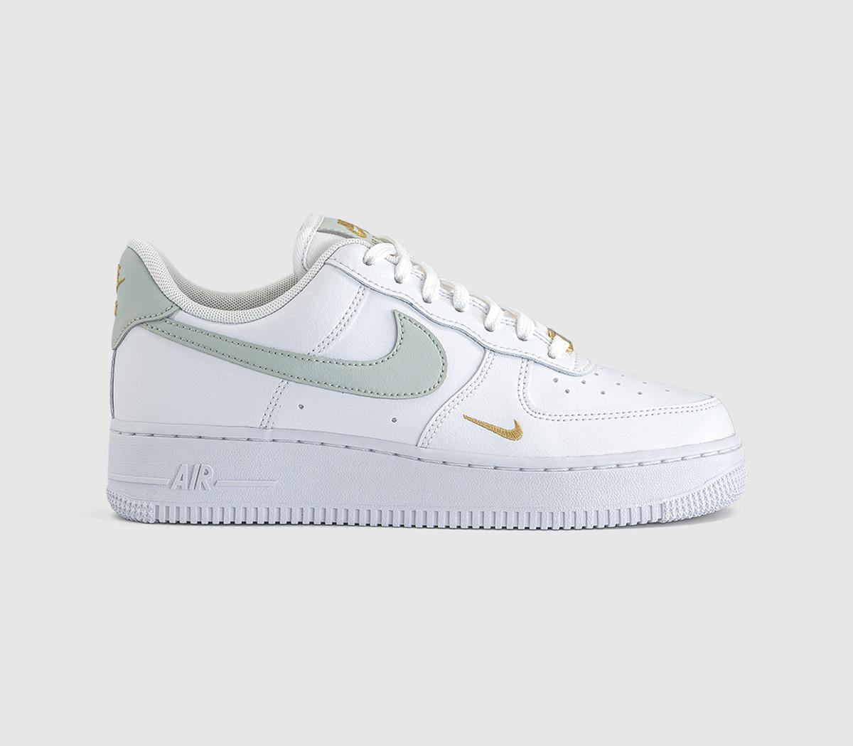 Nike Air Force 1 07 Trainers White Light Silver White Light Silver