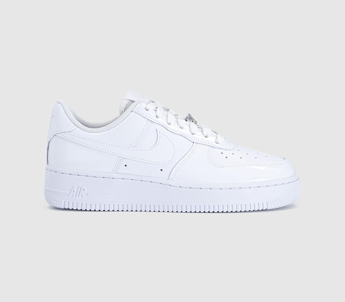 Nike Air Force 1 07 Trainers White White Patent