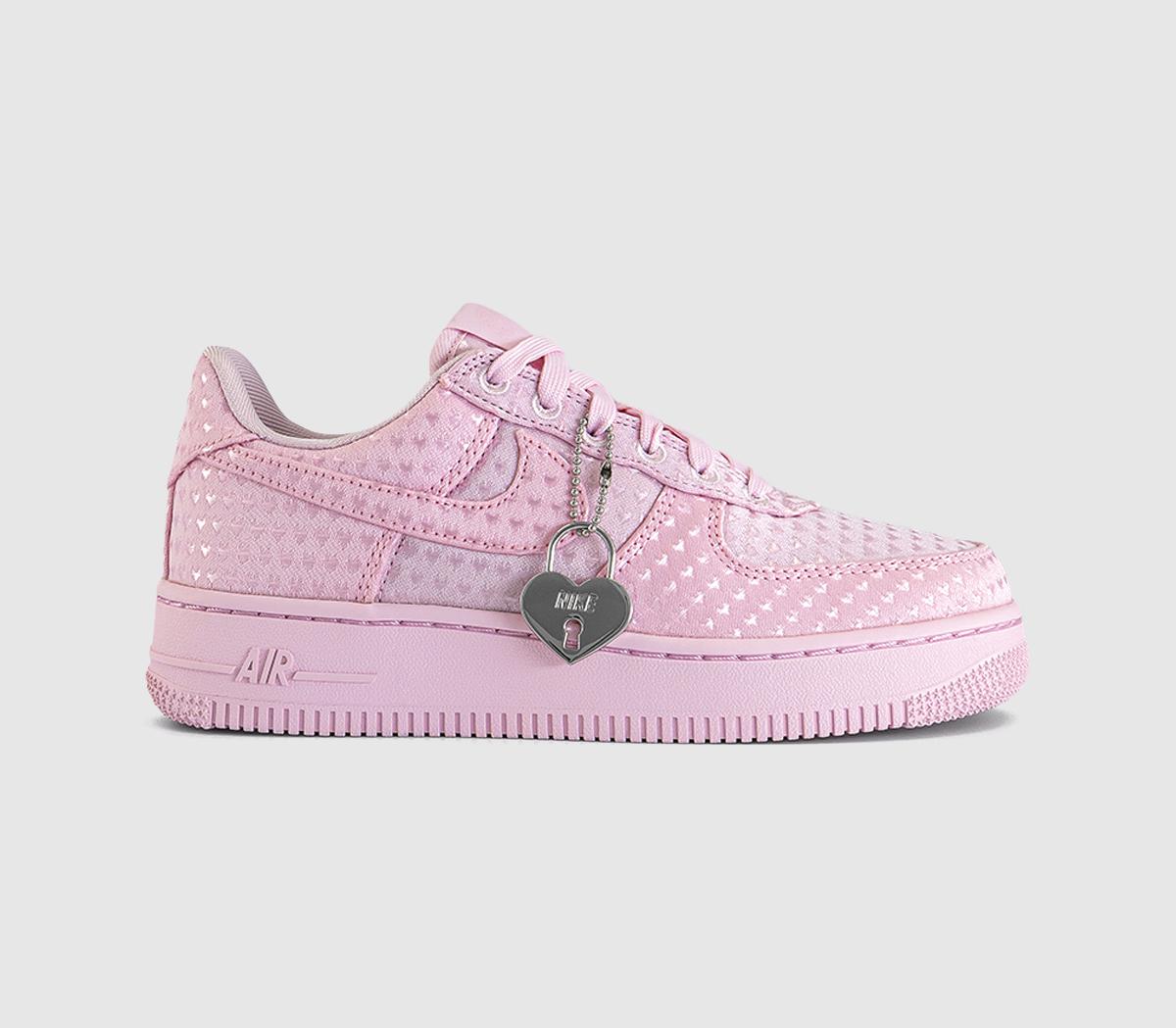 Nike Air Force 1 07 Trainers Pink Foam Pink Foam Black