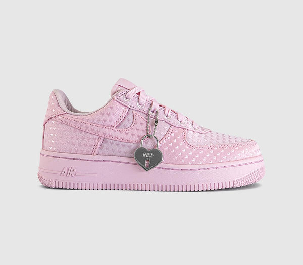 Nike Air Force 1 07 Trainers Pink Foam Pink Foam Black