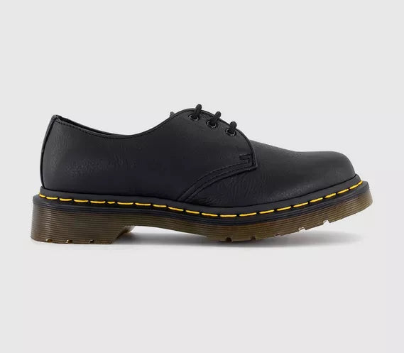 Womens Dr. Martens 3 Eyelet Shoe Black Virginia