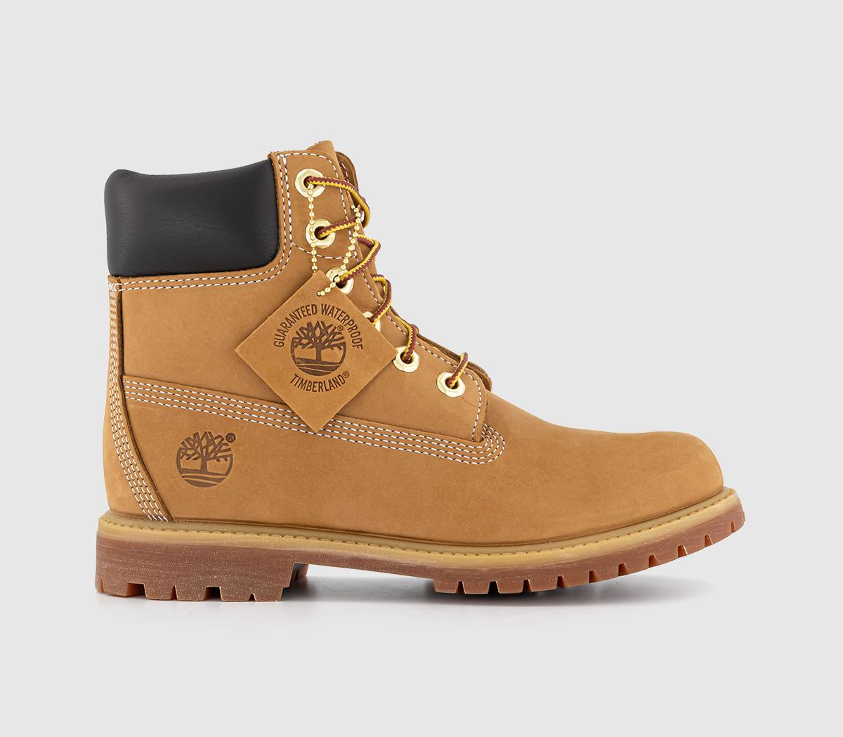 Womens Timberland Premium 6 Boot Wheat Nubuck Uk Size 6
