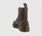 Womens Dr. Martens 8 Eyelet Lace Up Boots Dark Brown Wyoming