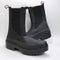 Odd sizes - Womens Converse All Star Lugged Heel Chelsea Boots Black UK Sizes Right 8.5/Left 8
