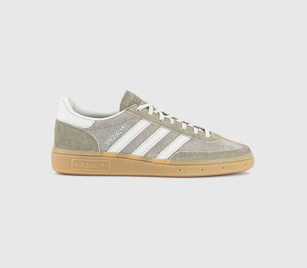 adidas Handball Spezial Trainers Silver Pebble Orbit Grey Gum UK Size 6