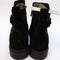 Womens TOMS Astrid Ankle Boot Black Suede UK Size 7