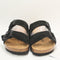 Womens BIRKENSTOCK Arizona Two Strap Sandals Suede Black UK Size 4.5 EU37