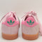 Kids adidas Gazelle 2 Trainers Clear Pink Court Green Bliss Pink UK Size 11 youth