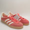 Adidas Munchen Trainers Semi Flash Red Off White Gum UK Size 6