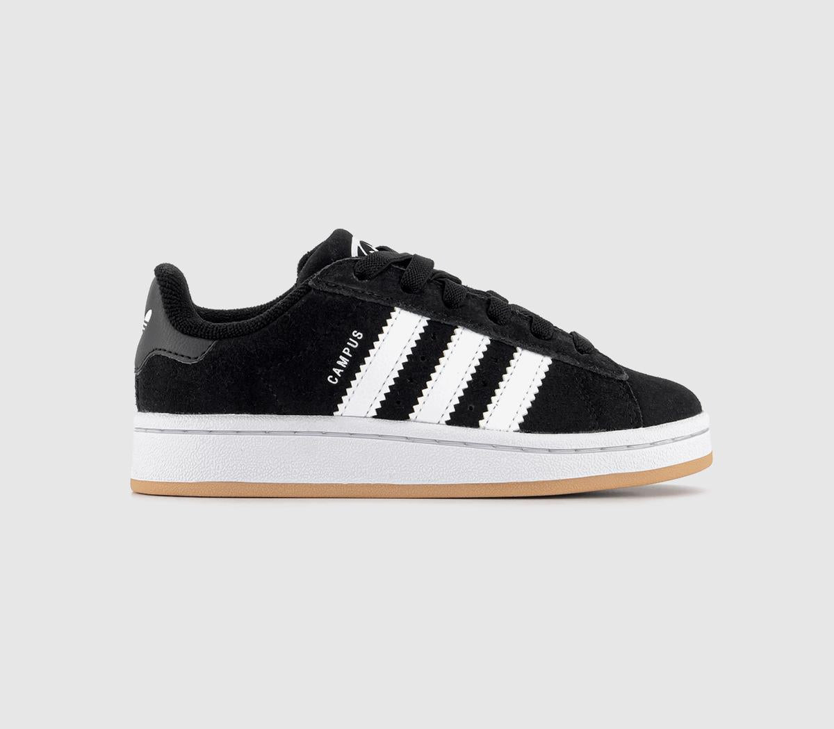 Kids adidas Campus Black White Gum