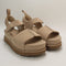 Womens UGG Goldenstar Hi Platform Sandals Sand UK Size 7