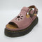 Womens Dr. Martens Dunnet Flower Sandals Dusty Rose Milled Nubuck UK Size 4