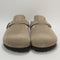 Womens BIRKENSTOCK Boston Clogs Taupe UK Size 7 EU40
