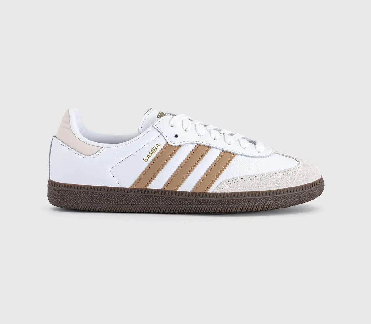 adidas Samba OG Trainers White Cardboard Gum UK Size 6