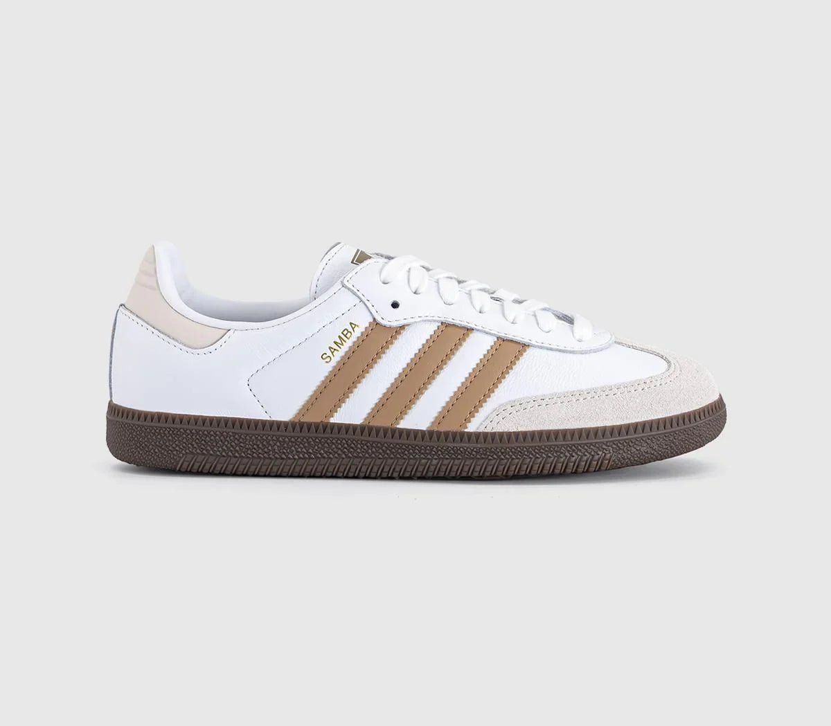 adidas Samba OG Trainers White Cardboard Gum UK Size 6