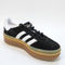 adidas Gazelle Bold W Black White White Gum Trainers UK Size 4