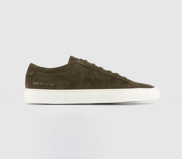 Common Projects Achilles Low Tobacco Suede Uk Size 10