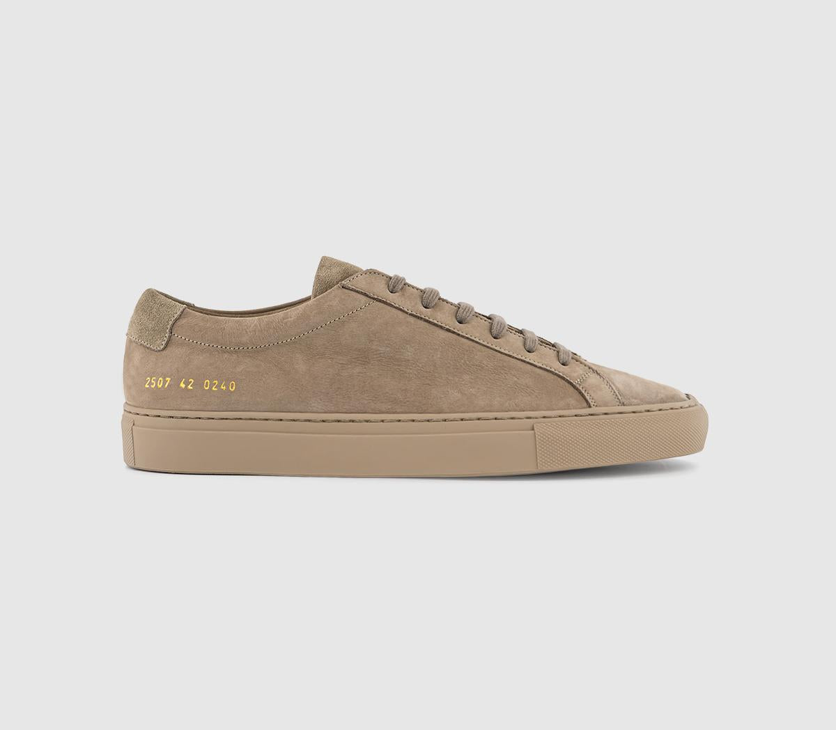Common Projects Achilles Low Sneakers Taupe Nubuck