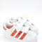 Kids adidas Superstar Led Lights Infant Trainers Black Bright Red White UK Size 8infant