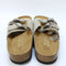 Mens OFFICE Sidney Double Buckle Footbed Taupe Suede UK Size 9